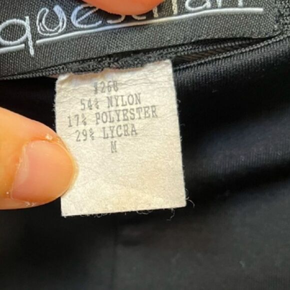 Equestrian Brand Pull on Slim Pants with Button Row at the Cuffs in Black M - Picture 9 of 11